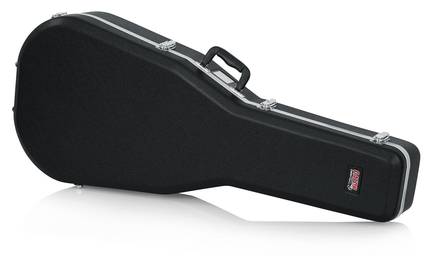 Gator Cases Deluxe Abs Molded Case For Dreadnought Style Acoustic Guitars (Gc-Dread),Black